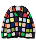 AOZORA BLUE HEAVEN(アオゾラ ブルー ヘヴン) |AOZORAクロシェハンド編みカーディガン(MENS)