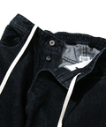 AOZORA BLUE HEAVEN(アオゾラ ブルー ヘヴン) |AOZORA強撚ブラックデニムロングガゼットパンツ(MENS)