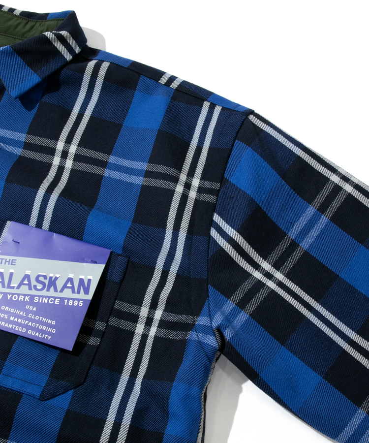 AOZORA×THE ALASKANヘビーネルRVオーバーシャツ(MENS)｜ファッション