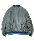 AOZORA BLUE HEAVEN(アオゾラ ブルー ヘヴン) |AOZORAナイロンツイル×デニム中綿フライトJK(MENS)