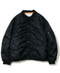 AOZORA BLUE HEAVEN(アオゾラ ブルー ヘヴン) |AOZORAナイロンツイル×デニム中綿フライトJK(MENS)