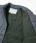 AOZORA BLUE HEAVEN(アオゾラ ブルー ヘヴン) |AOZORA刺し子デニム中綿コーチJK(MENS)