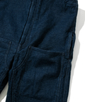 AOZORA BLUE HEAVEN(アオゾラ ブルー ヘヴン) |AOZORA刺し子デニム中綿オーバーオール(MENS)