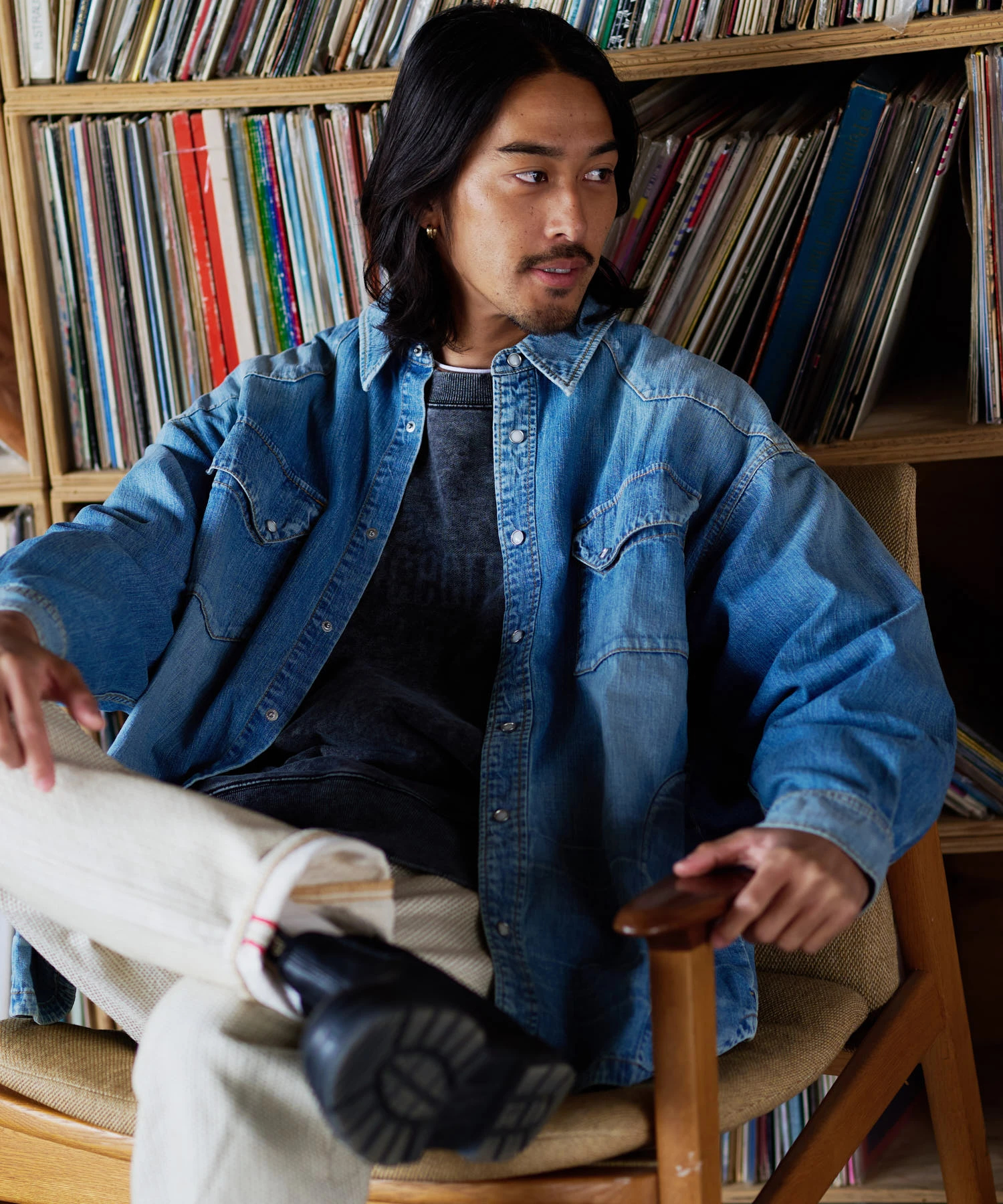 AOZORA DENIM UNISEXワイドW/Tシャツ(MENS)｜ファッション通販 SANKO