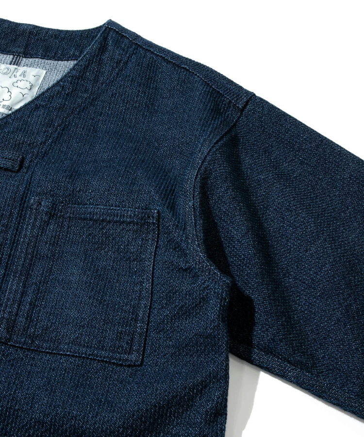 AOZORA刺し子DENIM チャイナ釦エンジニアJK (MENS)｜ファッション通販 