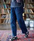 AOZORA BLUE HEAVEN(アオゾラ ブルー ヘヴン) |AOZORA刺し子DENIM UNISEXアーミーイージーパンツ (MENS/WOMENS)
