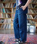 AOZORA BLUE HEAVEN(アオゾラ ブルー ヘヴン) |AOZORA刺し子DENIM UNISEXアーミーイージーパンツ (MENS/WOMENS)