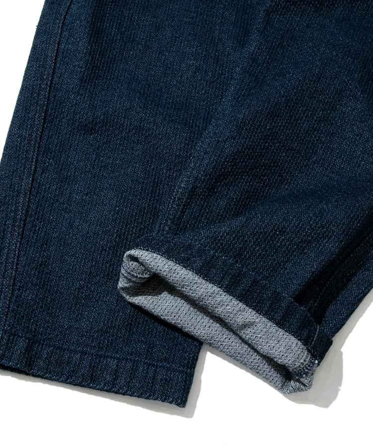 AOZORA BLUE HEAVEN(アオゾラ ブルー ヘヴン) |AOZORA刺し子DENIM UNISEXアーミーイージーパンツ (MENS/WOMENS)