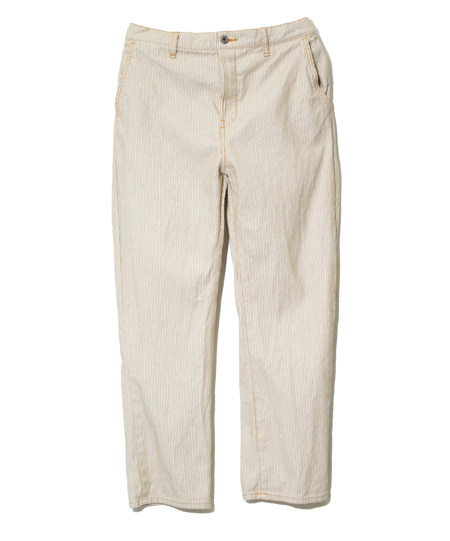 AOZORA 刺し子DENIM UNISEXロールアップパンツ (MENS/WOMENS