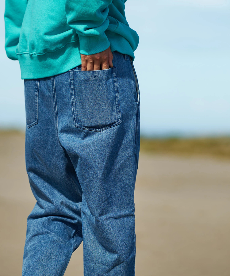 AOZORA BLUE HEAVEN(アオゾラ ブルー ヘヴン) |AOZORA デニムラップイージーパンツ (MENS)