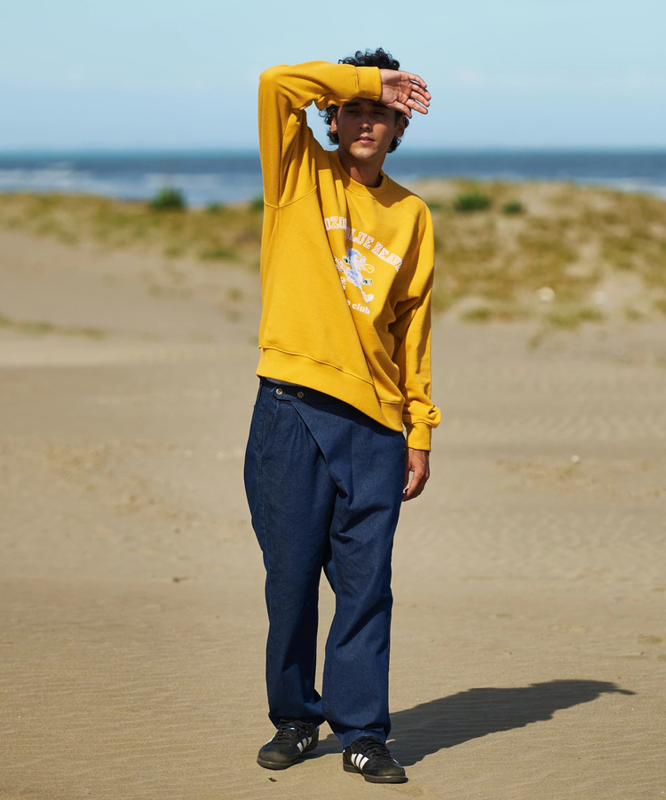 AOZORA BLUE HEAVEN(アオゾラ ブルー ヘヴン) |AOZORA デニムラップイージーパンツ (MENS)