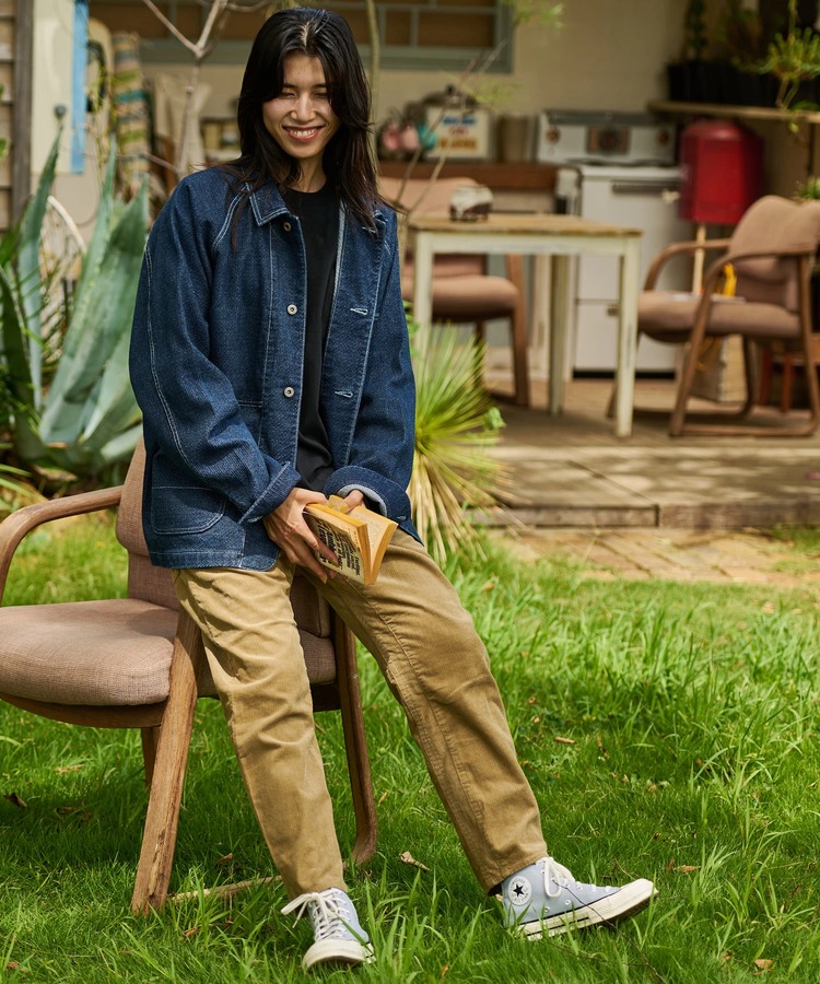 AOZORA BLUE HEAVEN(アオゾラ ブルー ヘヴン) |AOZORAコーデュロイロングガゼットパンツ(MENS)