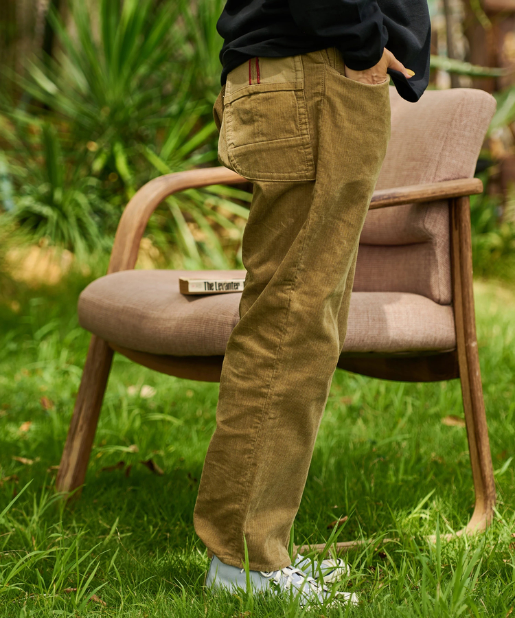 AOZORA BLUE HEAVEN(アオゾラ ブルー ヘヴン) |AOZORAコーデュロイロングガゼットパンツ(MENS)