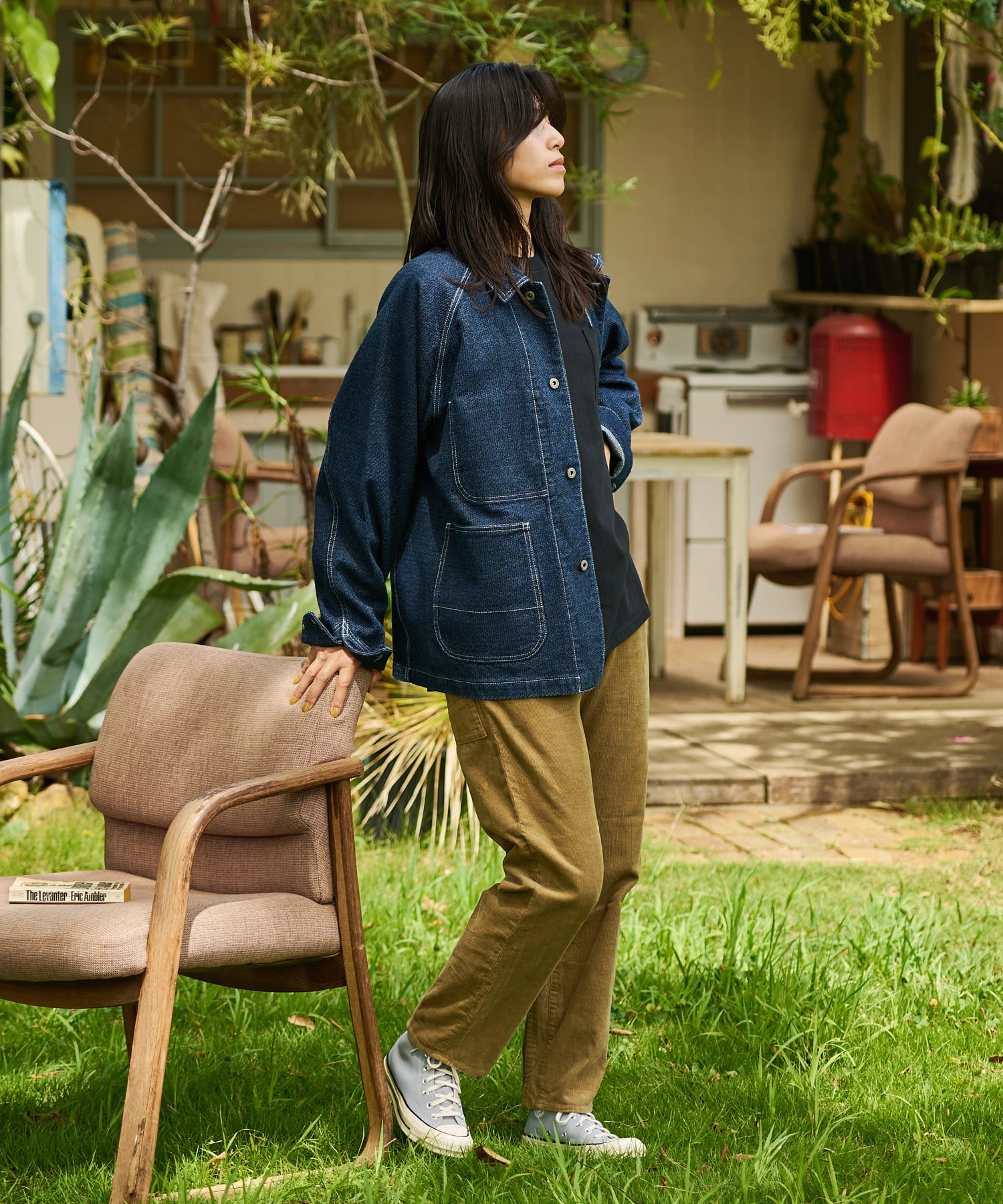 AOZORA刺し子デニムカバーオール(MENS)｜ファッション通販 SANKO