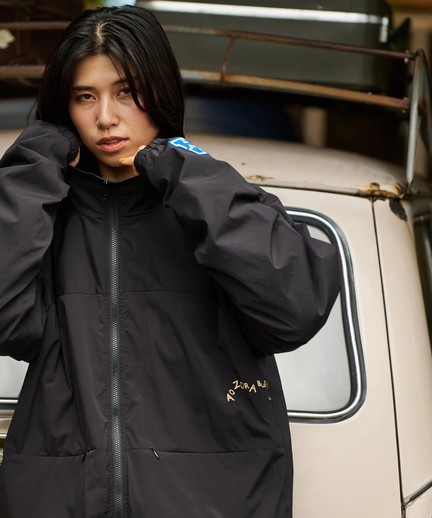 AOZORA 仲良い ニットロングアウター 