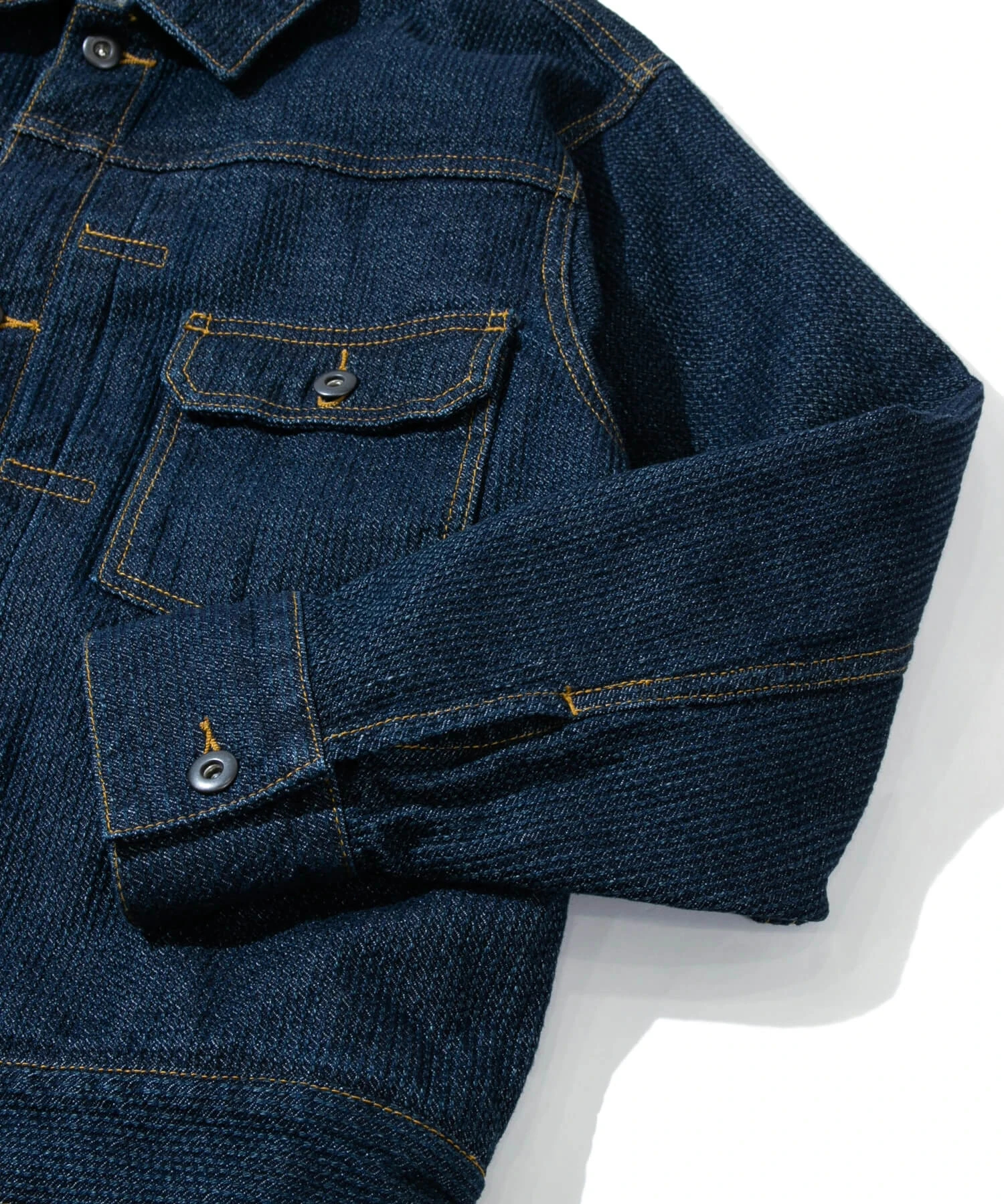 AOZORA 刺子デニムワイドトラッカーJK (MENS)｜ファッション通販