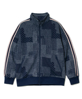AOZORA BLUE HEAVEN(アオゾラ ブルー ヘヴン) |AOZORA 刺し子カットJQトラックジャケット (MENS)
