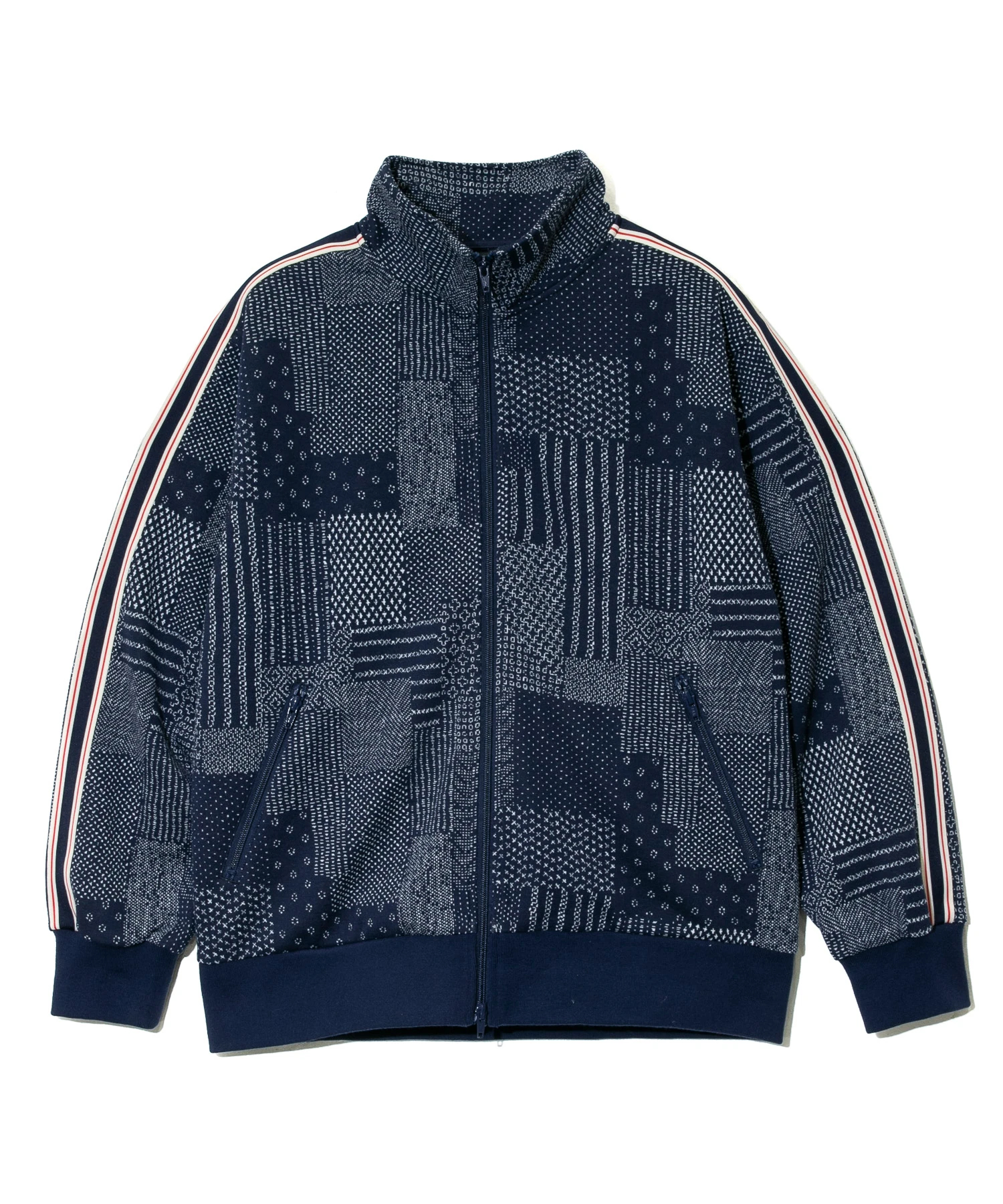AOZORA 刺し子カットJQトラックジャケット (MENS)｜ファッション
