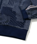 AOZORA BLUE HEAVEN(アオゾラ ブルー ヘヴン) |AOZORA 刺し子カットJQトラックジャケット (MENS)