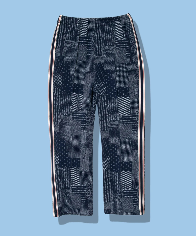 AOZORA BLUE HEAVEN(アオゾラ ブルー ヘヴン) |AOZORA刺し子カットJQトラックパンツ(MENS)