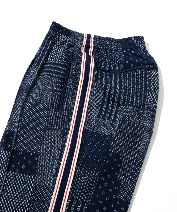 AOZORA BLUE HEAVEN(アオゾラ ブルー ヘヴン) |AOZORA刺し子カットJQトラックパンツ(MENS)