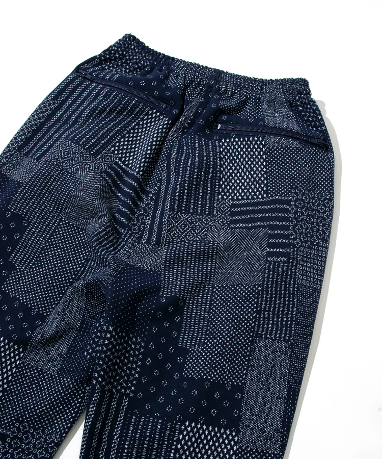 AOZORA BLUE HEAVEN(アオゾラ ブルー ヘヴン) |AOZORA刺し子カットJQトラックパンツ(MENS)