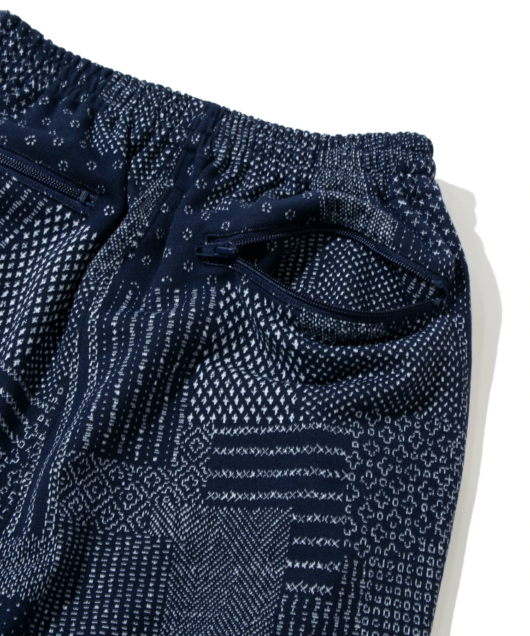 AOZORA BLUE HEAVEN(アオゾラ ブルー ヘヴン) |AOZORA刺し子カットJQトラックパンツ(MENS)