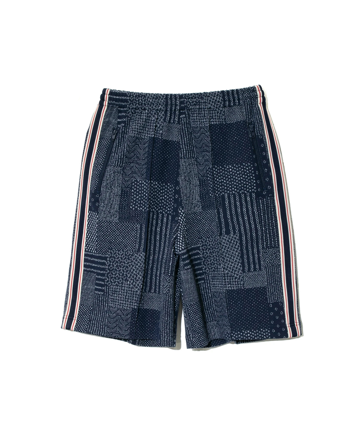 AOZORA BLUE HEAVEN(アオゾラ ブルー ヘヴン) |AOZORA刺し子カットJQトラックショーツ(MENS)