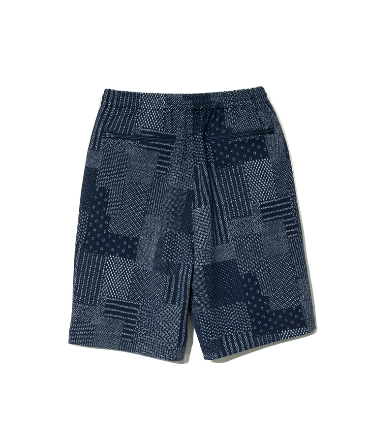 AOZORA BLUE HEAVEN(アオゾラ ブルー ヘヴン) |AOZORA刺し子カットJQトラックショーツ(MENS)