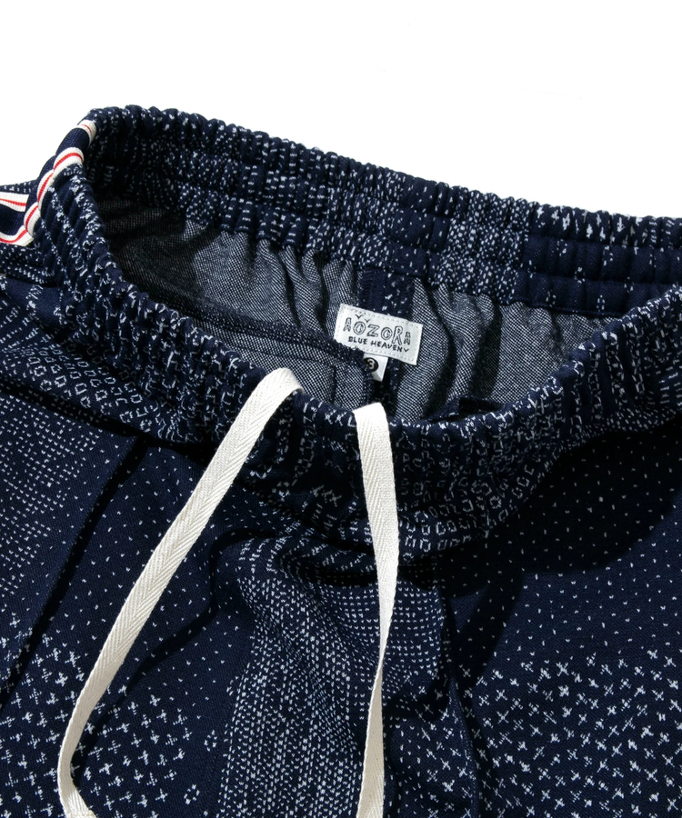 AOZORA BLUE HEAVEN(アオゾラ ブルー ヘヴン) |AOZORA刺し子カットJQトラックショーツ(MENS)