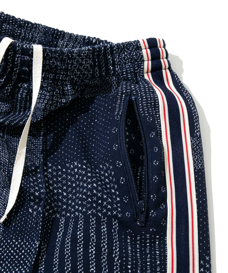 AOZORA BLUE HEAVEN(アオゾラ ブルー ヘヴン) |AOZORA刺し子カットJQトラックショーツ(MENS)
