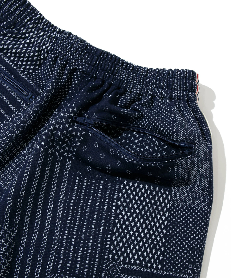 AOZORA BLUE HEAVEN(アオゾラ ブルー ヘヴン) |AOZORA刺し子カットJQトラックショーツ(MENS)
