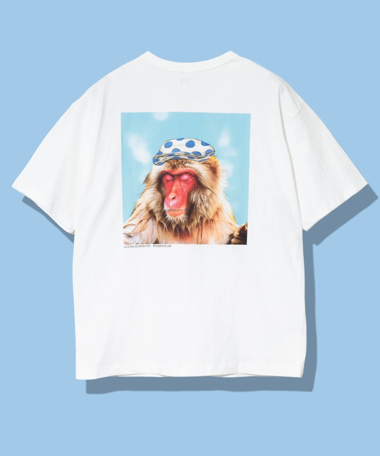 AOZORA BLUE HEAVEN(アオゾラ ブルー ヘヴン) |AOZORA ポケTシャツ 温泉同好会会長 (MENS)