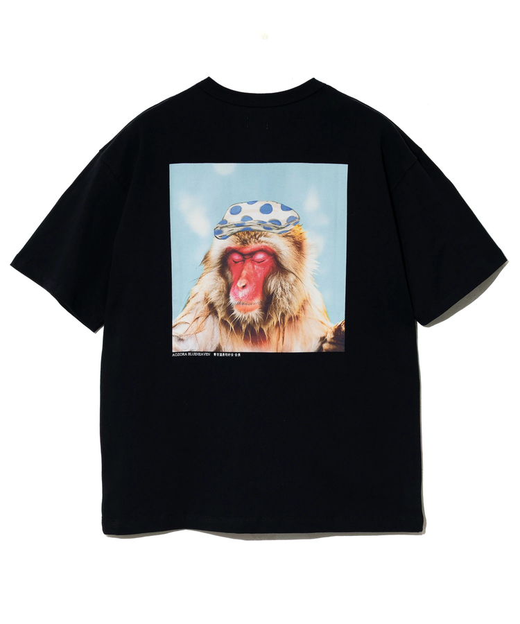 AOZORA BLUE HEAVEN(アオゾラ ブルー ヘヴン) |AOZORA ポケTシャツ 温泉同好会会長 (MENS)