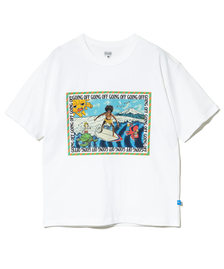 AOZORA BLUE HEAVEN(アオゾラ ブルー ヘヴン) |AOZORA 波ノリノリTシャツ (MENS)