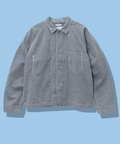 AOZORA BLUE HEAVEN(アオゾラ ブルー ヘヴン) |刺し子シャンブレーショートカバーオール(MENS)