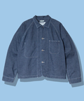 AOZORA BLUE HEAVEN(アオゾラ ブルー ヘヴン) |刺し子シャンブレーショートカバーオール(MENS)
