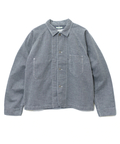 AOZORA BLUE HEAVEN(アオゾラ ブルー ヘヴン) |刺し子シャンブレーショートカバーオール(MENS)
