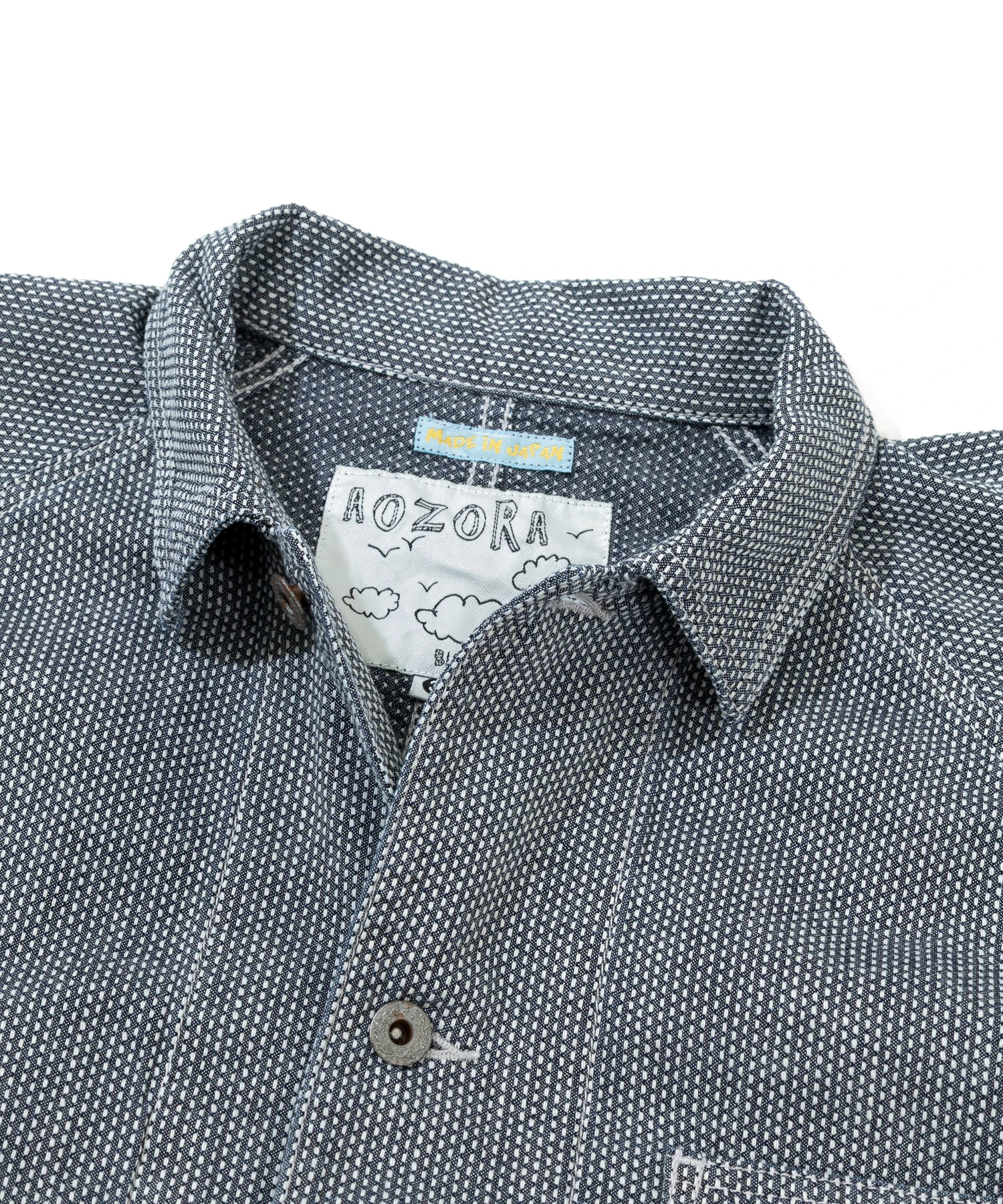 刺し子シャンブレーショートカバーオール(MENS)｜ファッション通販