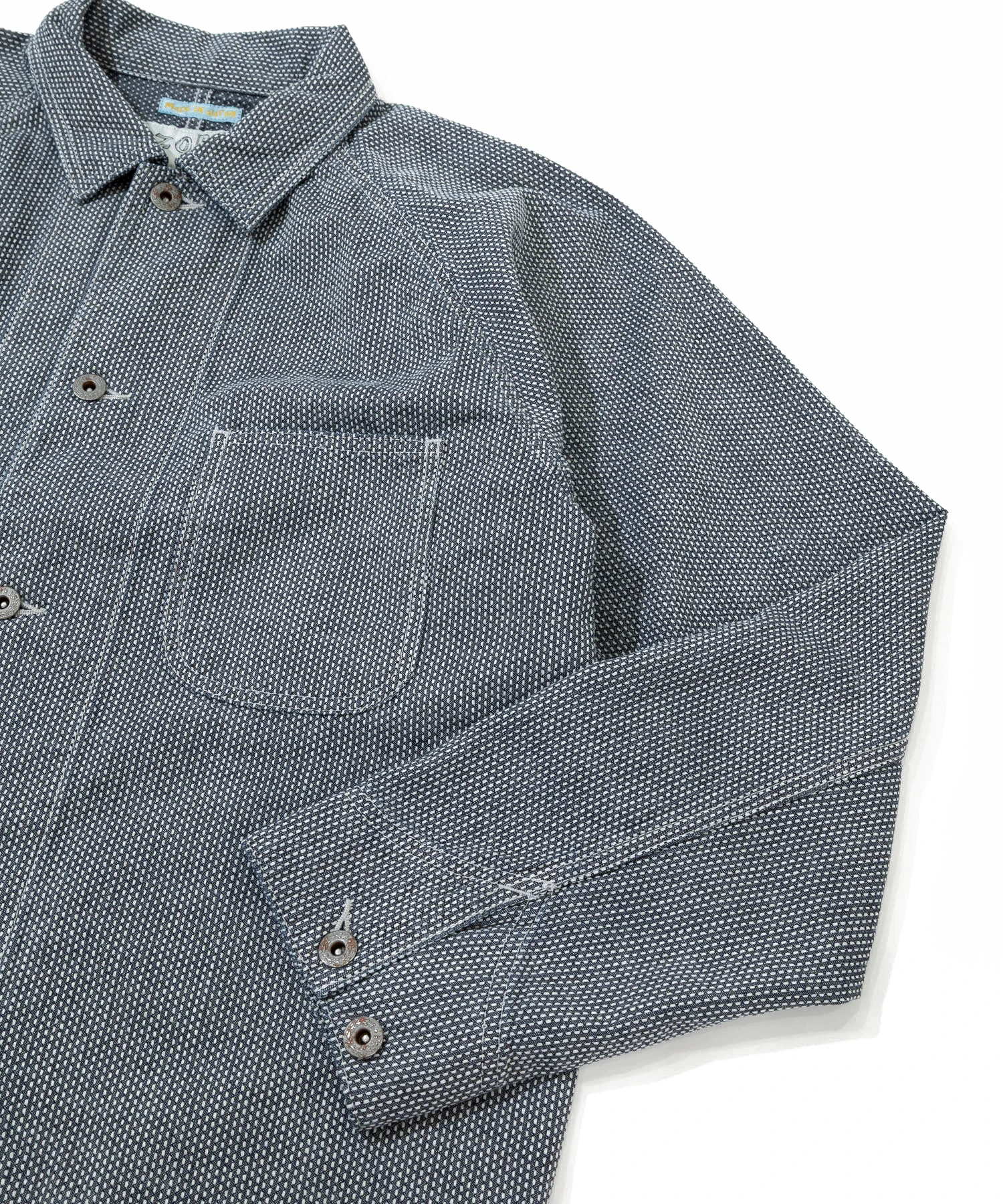 刺し子シャンブレーショートカバーオール(MENS)｜ファッション通販