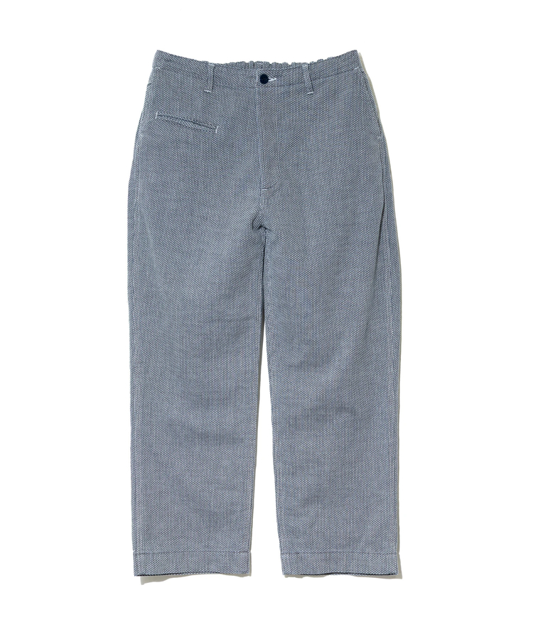 AOZORA BLUE HEAVEN(アオゾラ ブルー ヘヴン) |AOZORA刺し子シャンブレートラウザー(MENS)