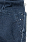 AOZORA BLUE HEAVEN(アオゾラ ブルー ヘヴン) |AOZORA刺し子シャンブレーサロペット(WOMENS)