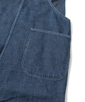 AOZORA BLUE HEAVEN(アオゾラ ブルー ヘヴン) |AOZORA刺し子シャンブレーサロペット(WOMENS)