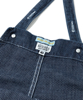 AOZORA BLUE HEAVEN(アオゾラ ブルー ヘヴン) |AOZORA刺し子シャンブレーサロペット(WOMENS)