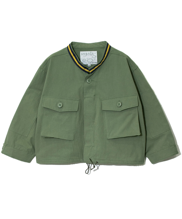 AOZORA BLUE HEAVEN(アオゾラ ブルー ヘヴン) |AOZORA 綿リップライン入りアーミーJK (MENS/WOMENS)