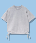 AOZORA BLUE HEAVEN(アオゾラ ブルー ヘヴン) |AOZORA 度詰め天竺+製品染めパウダーブリーチTシャツ (MENS)