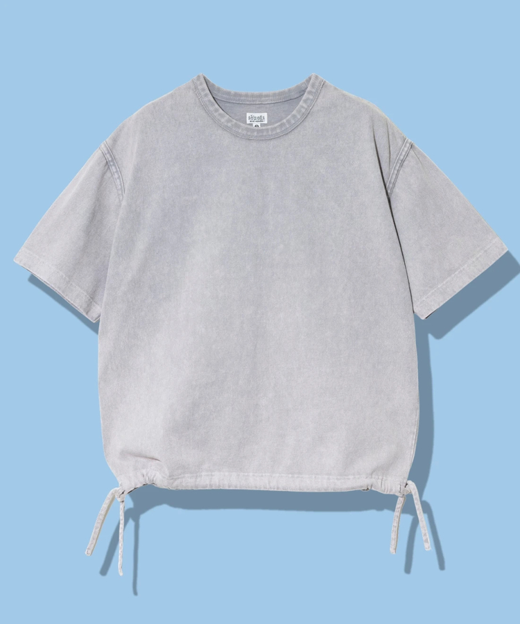 AOZORA BLUE HEAVEN(アオゾラ ブルー ヘヴン) |AOZORA 度詰め天竺+製品染めパウダーブリーチTシャツ (MENS)