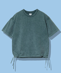 AOZORA BLUE HEAVEN(アオゾラ ブルー ヘヴン) |AOZORA 度詰め天竺+製品染めパウダーブリーチTシャツ (MENS)