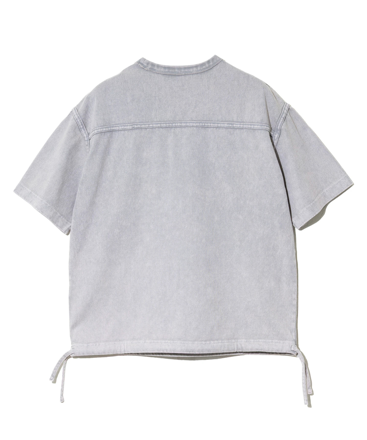 AOZORA BLUE HEAVEN(アオゾラ ブルー ヘヴン) |AOZORA 度詰め天竺+製品染めパウダーブリーチTシャツ (MENS)
