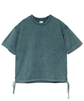 AOZORA BLUE HEAVEN(アオゾラ ブルー ヘヴン) |AOZORA 度詰め天竺+製品染めパウダーブリーチTシャツ (MENS)